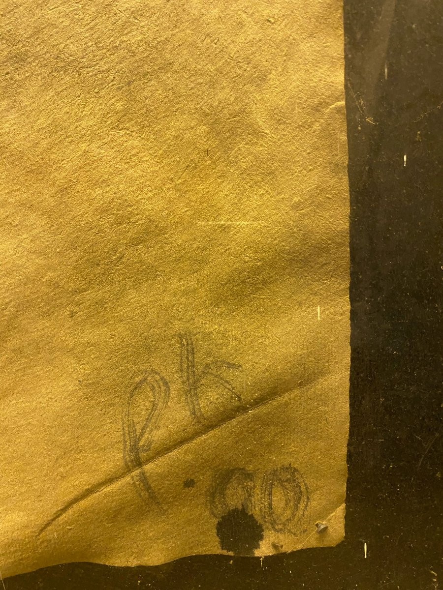 Monogram To Be Identified Dated 80 Nude l'Origine Du Monde Large Format-photo-3