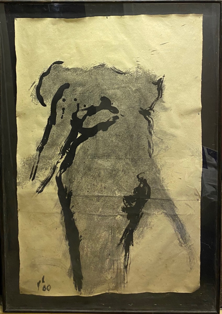 Monogrammed And Dated 80 Nu Large Format