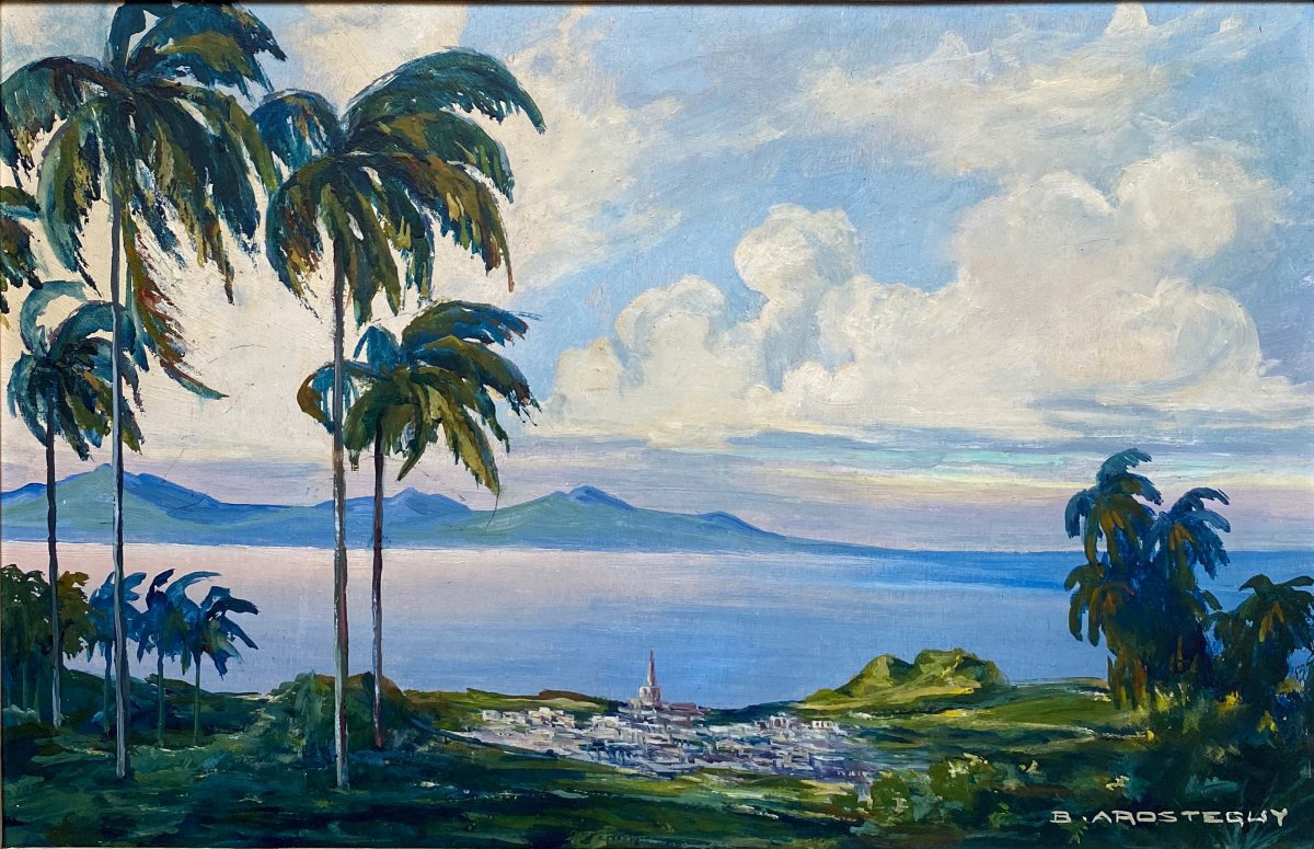 Bernard Arosteguy (1887-1956) Martinique Fort De France Basque Country
