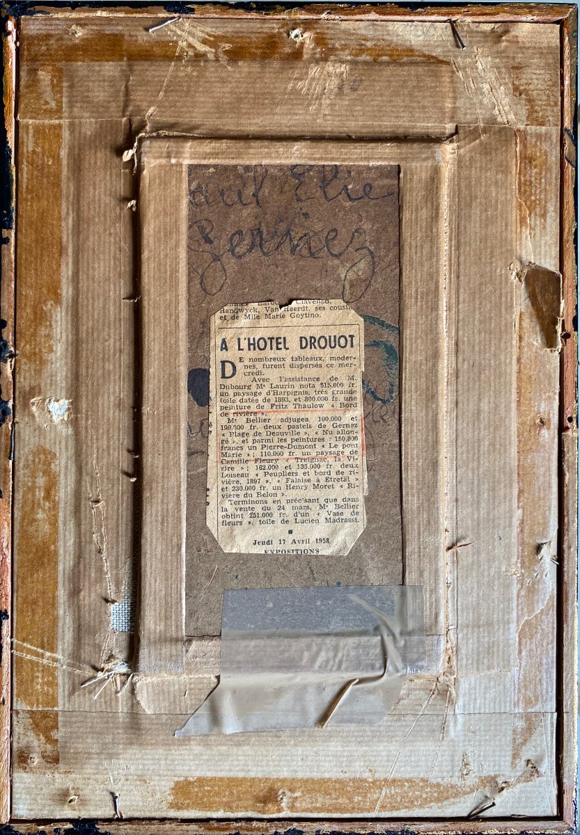 Paul Elie Gernez (1888–1948) Boats At The Dock-photo-4