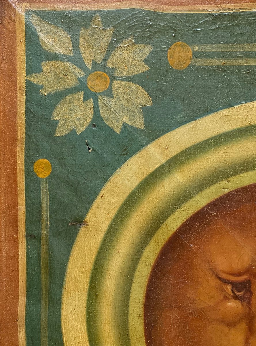 19th-century Italian Lion, Oil On Canvas-photo-4