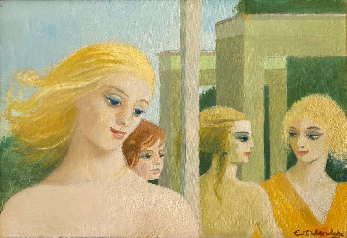  Edmond Delescluze (1905–1993) Genre Scene