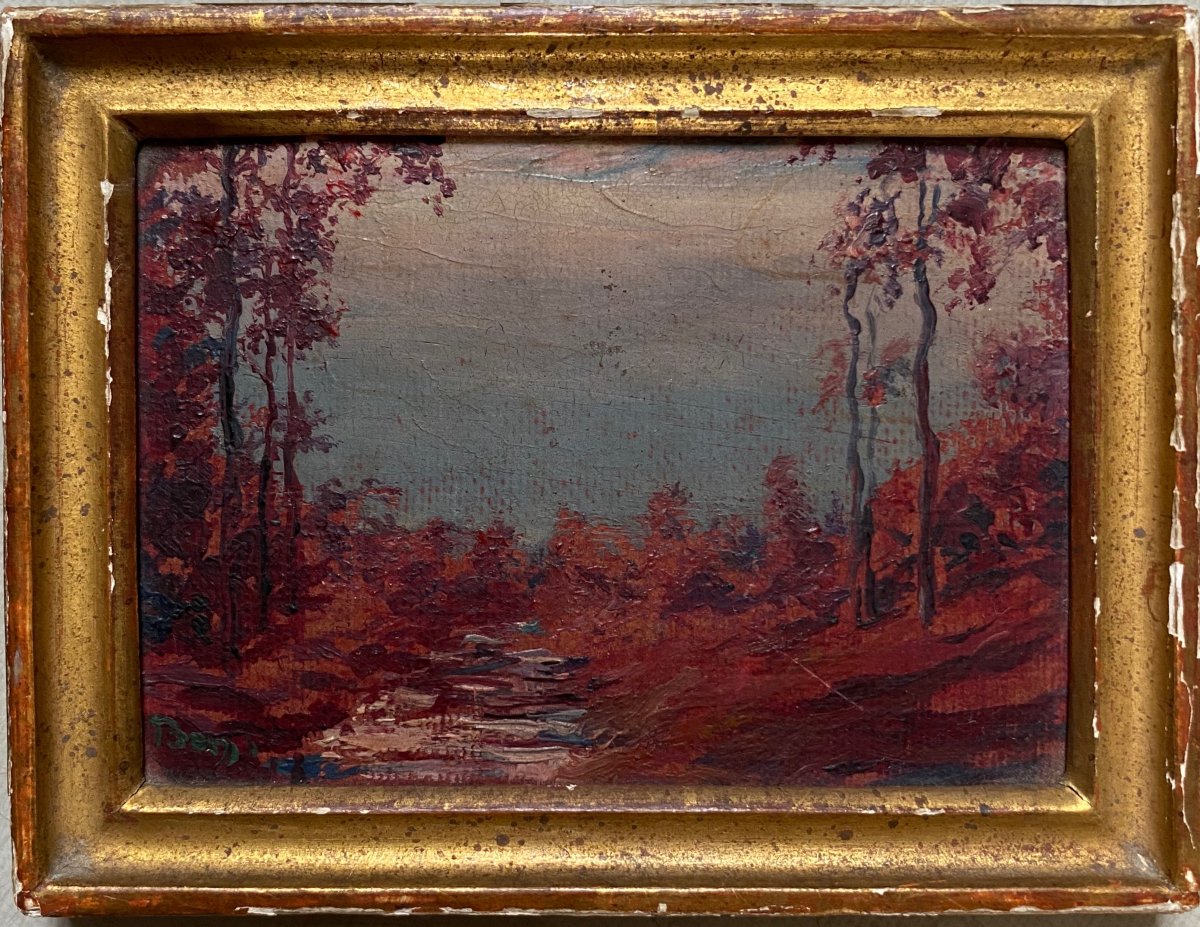 An Impressionist Nighttime Riverside Landscape—can Anyone Identify It? Signed "tben Ben Beni Bene Bem"?