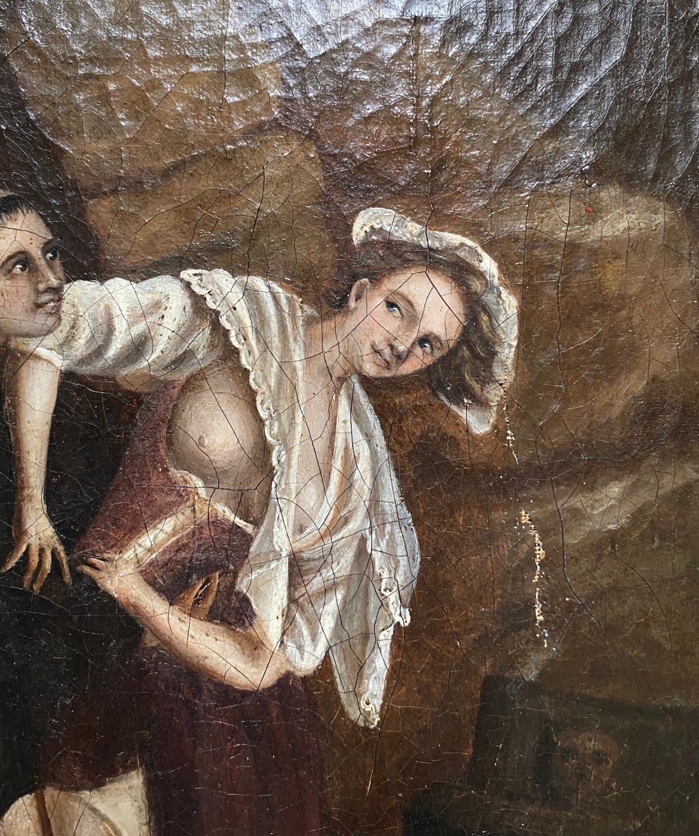 18th-century School: Monk And Young Woman—erotica-photo-3