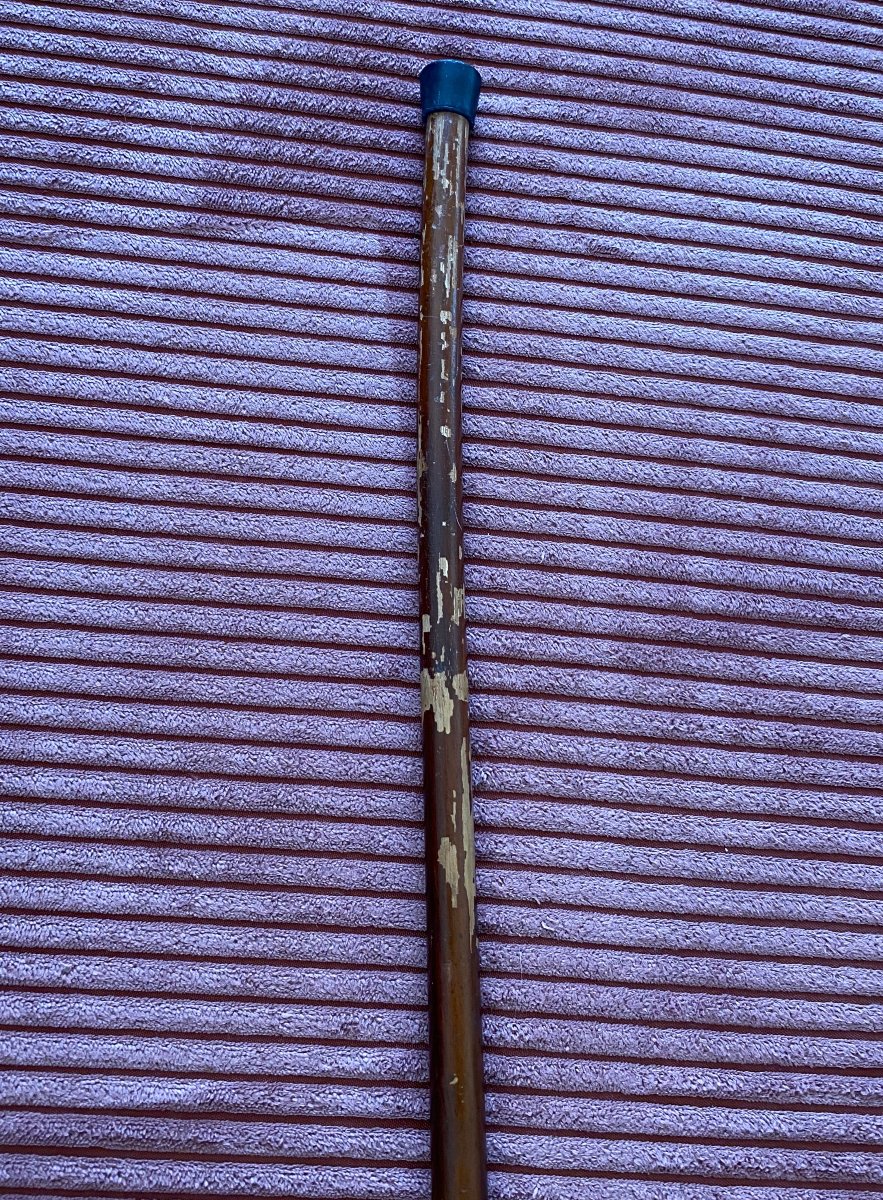Canne pommeau en or XIXème-photo-3