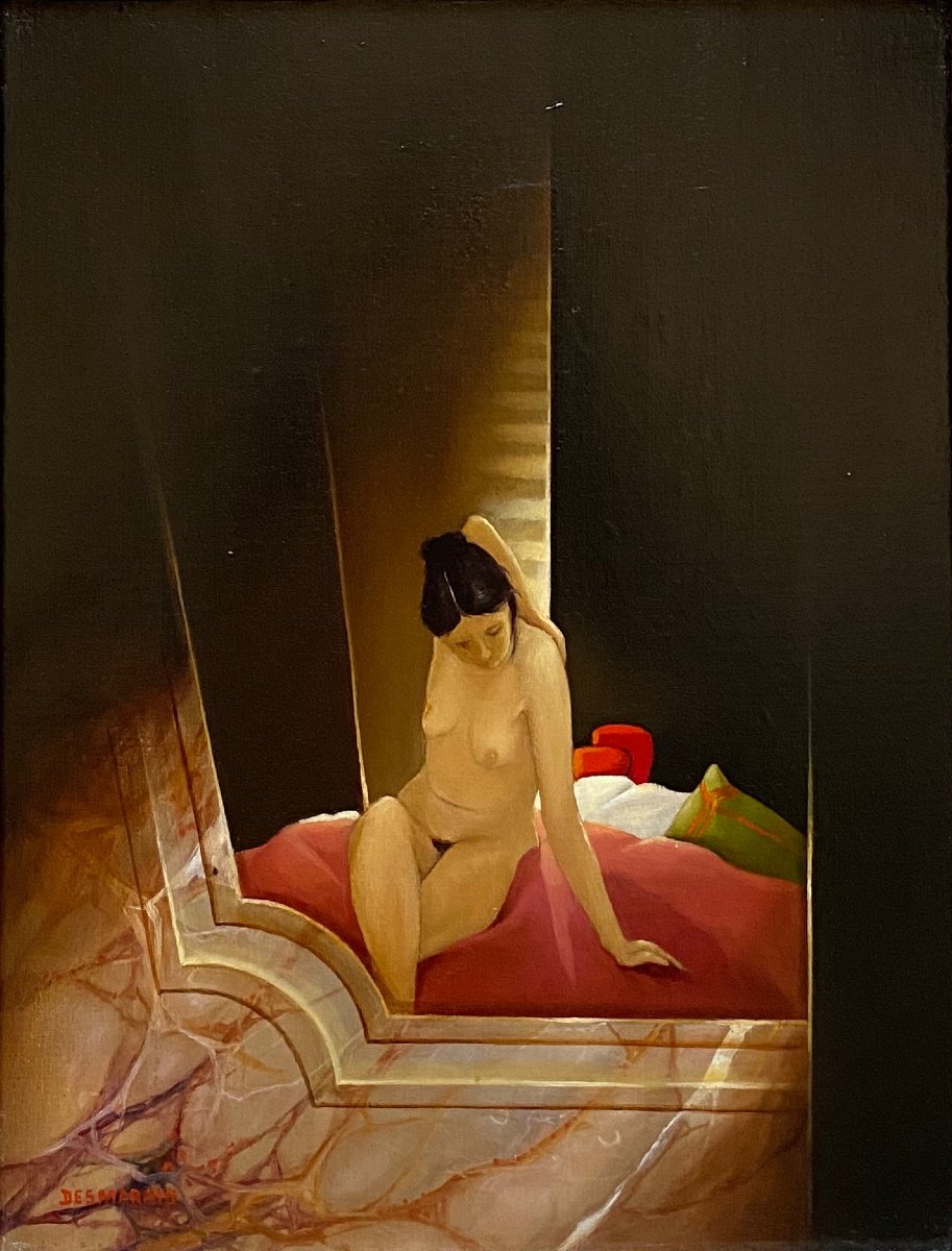 Diane Desmarais (1946) Bedtime - Nude