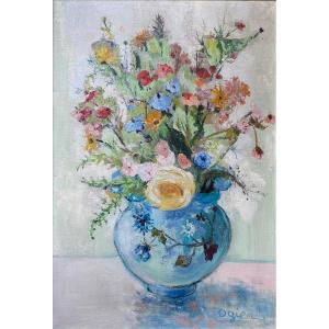 Marie-louise Ogier (1912-2003) Bouquet Of Flowers
