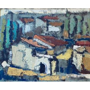 Julian Ugarte (1929-2015) Abstract Landscape