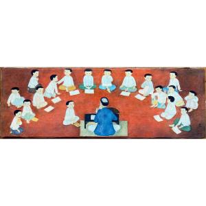 Trung Thu MAI (1906-1980) Imprimé sur toile 