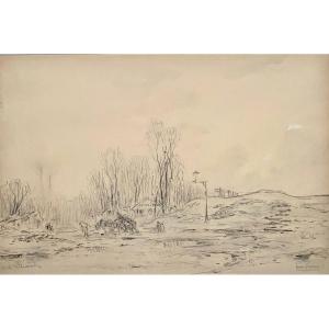 Henri Louis FOREAU (1866-1938) Porte d'Arcueil