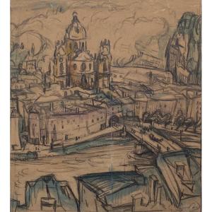 Emile Othon FRIESZ (1879-1949) Ville à identifier