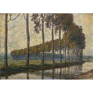 An Impressionist Riverside Scene—can Anyone Identify It? Signed "tben Ben Beni Bene Bem"?
