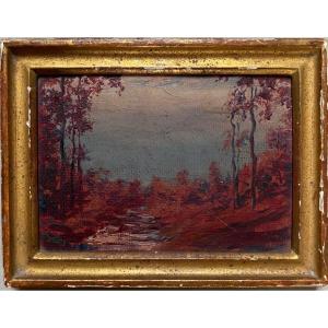 An Impressionist Nighttime Riverside Landscape—can Anyone Identify It? Signed "tben Ben Beni Bene Bem"?