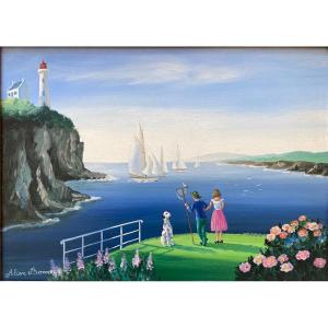 Alain Bonnec (1952) The Art Naïf Regatta