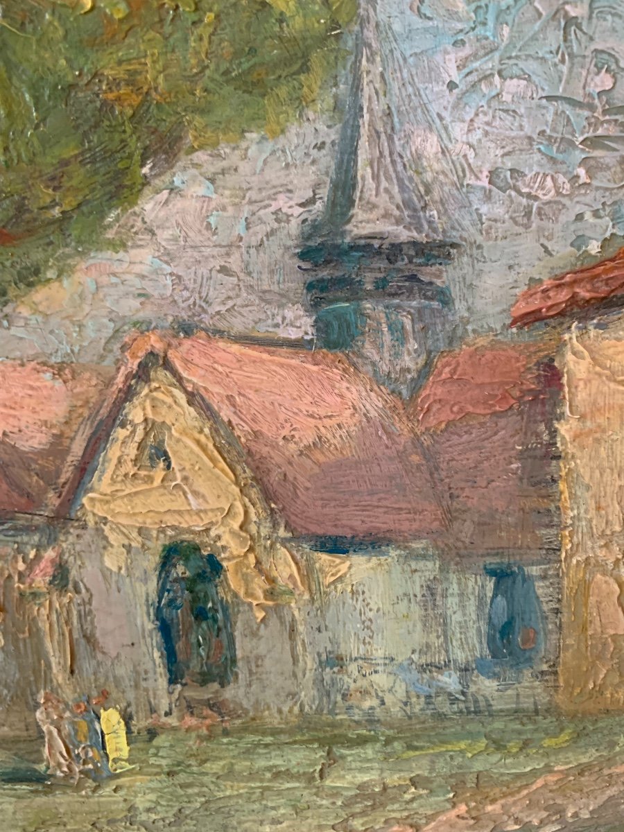 “the Village Party” By Léopold Smetana (1867-1948)-photo-1