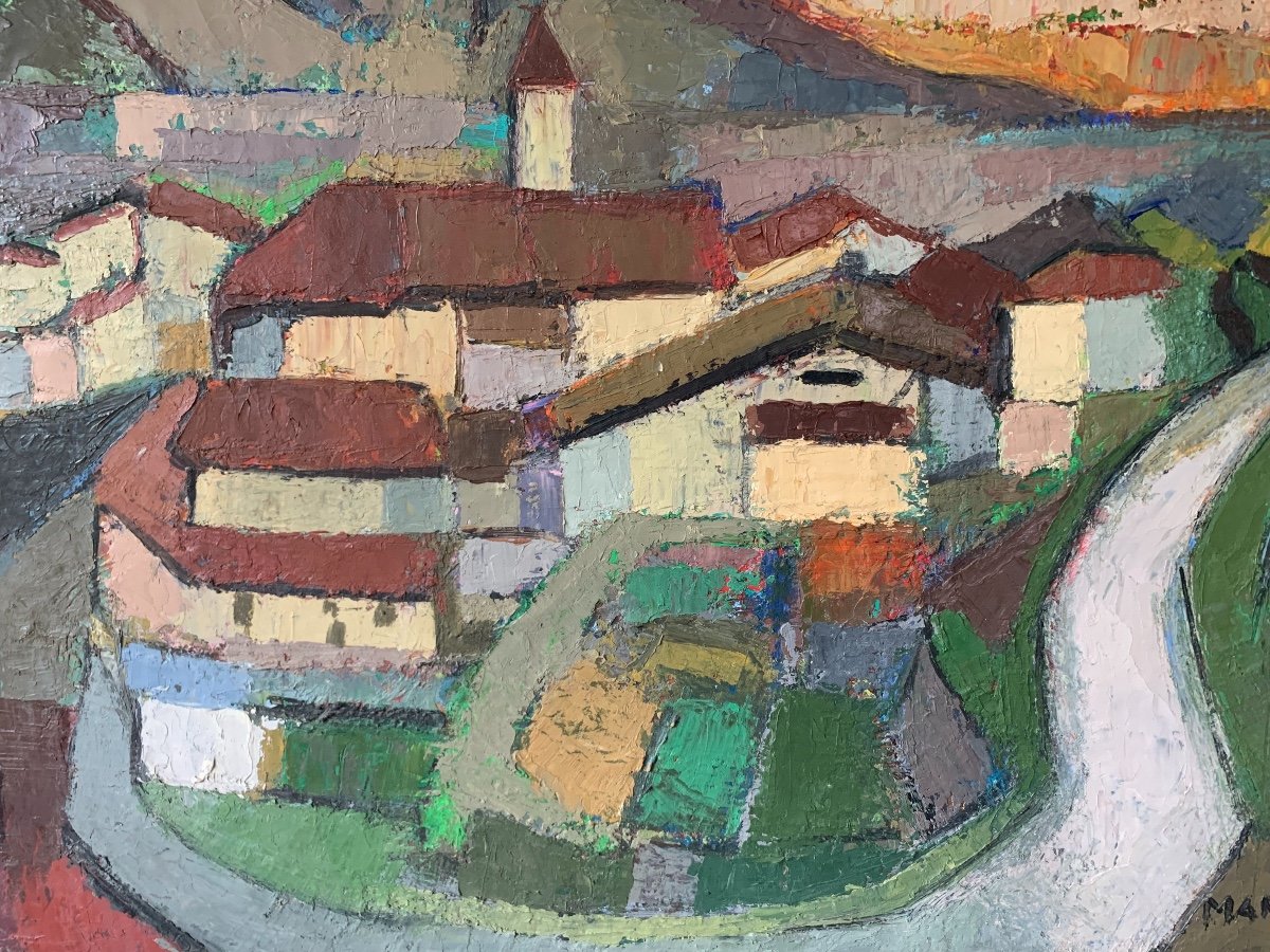 "Paysage" par Marguerite Lacroux (1898-1972)-photo-4