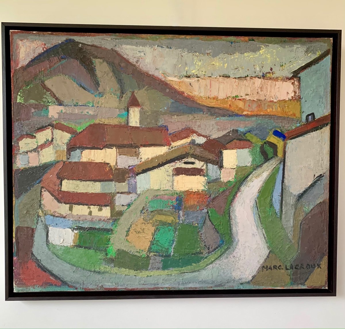 "Paysage" par Marguerite Lacroux (1898-1972)