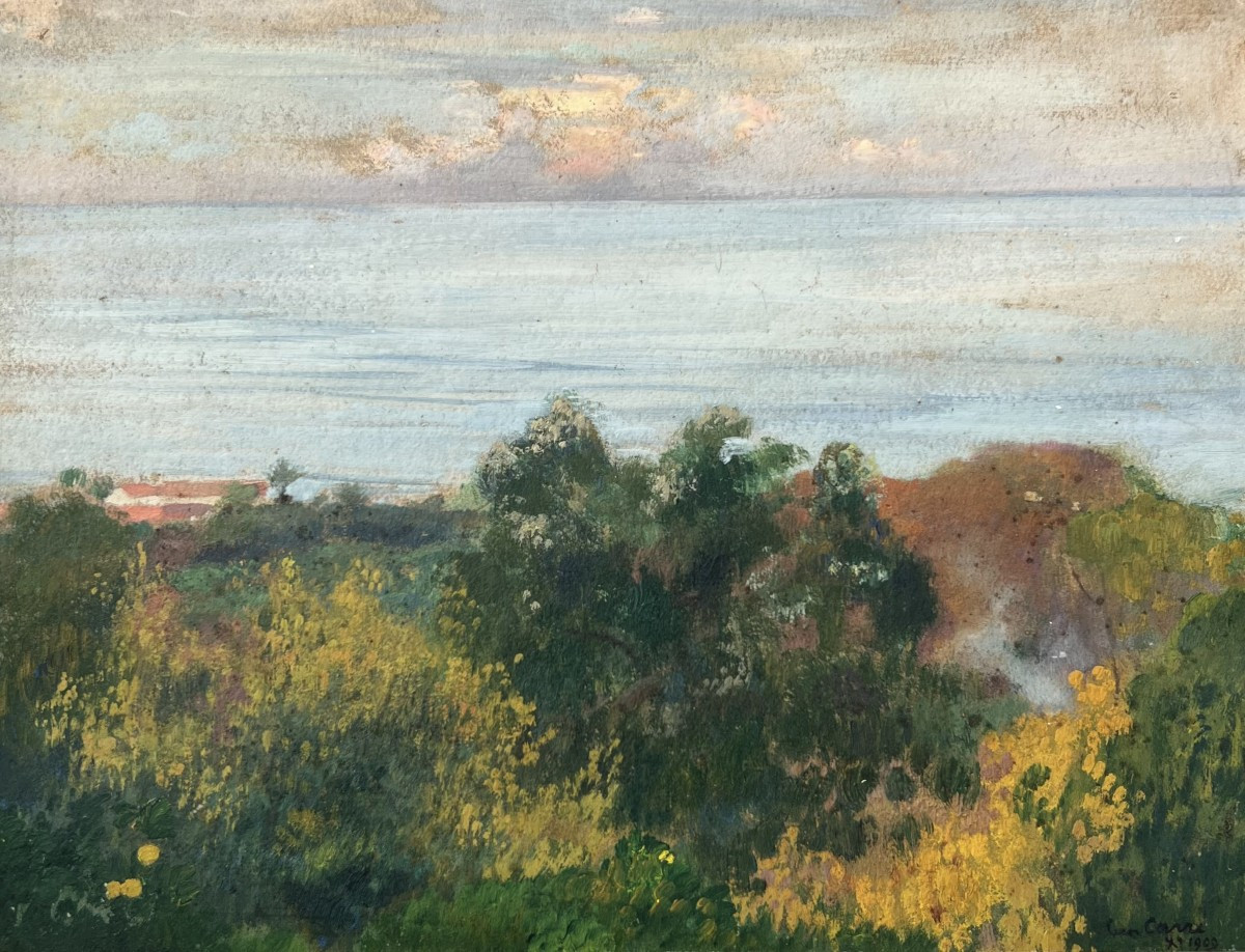 Paysage de mer en Algérie de Léon CARRÉ (1878-1942)-photo-2