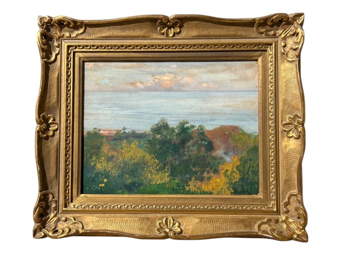 Paysage de mer en Algérie de Léon CARRÉ (1878-1942)