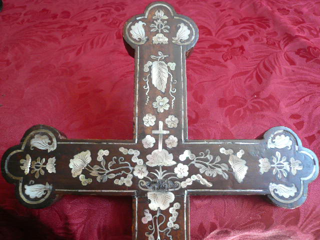 Croix Indochinoise d'époque XIXème Soiècle-photo-2
