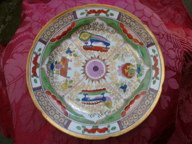 Porcelaine De Worcester Angleterre d'époque 2ème Moitié Du XVIIIème Siècle