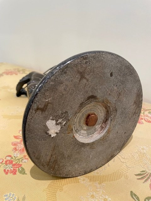 BRONZE GOLFEUR XXEME CACHET FONDEUR -photo-3