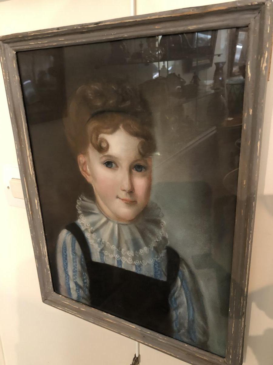 Pair Of Nineteenth Children Pastels