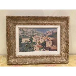 HUILE SUR TOILE " PAYSAGE PROVENCAL"  DE SELINY