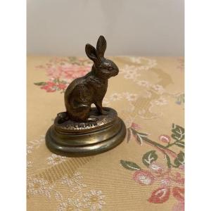 Bronze Hare Of V. Chemin