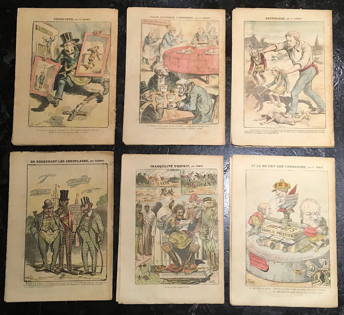 25 Le Pèlerin Magazines With Anti-masonic And Anti-semitic Illustrations Between 1908 And 1913. -photo-1