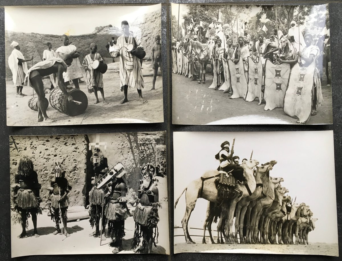 11 Large Ethnographic Photographs, 18 X 24cm, West Africa 1950s - 1960s. -photo-3
