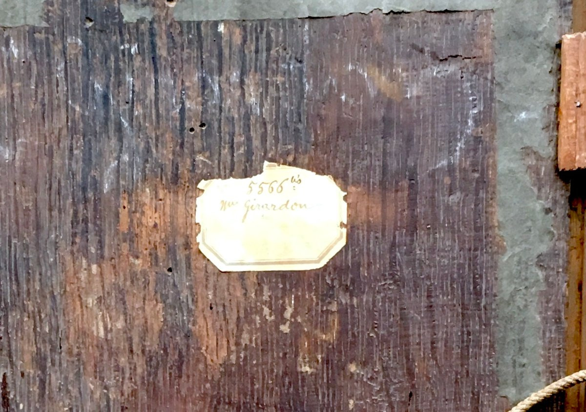 Oil On Oak Panel, Christ On The Cross. Flanders, Late 16th Century. -photo-2