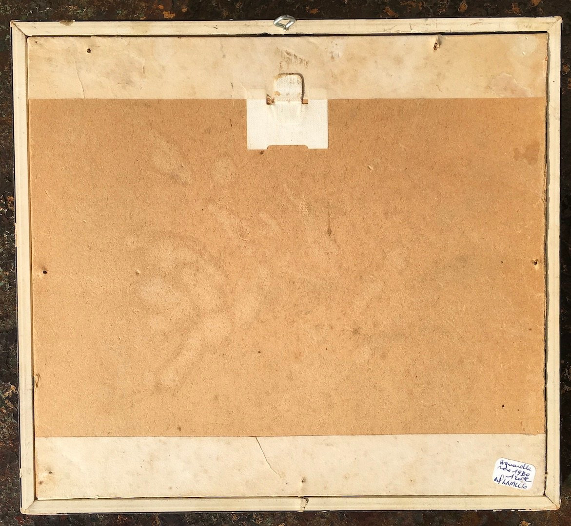 Watercolor Drawing In The Style Of Paul Iribe Or Luc. France, First Half Of The 20th Century. -photo-1