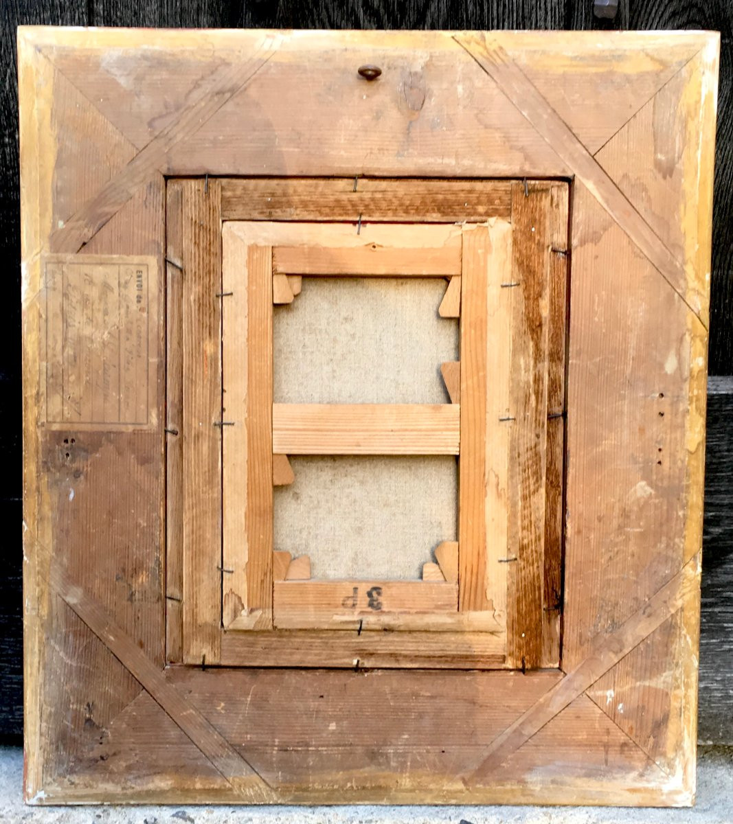 Oil On Canvas, Landscape. View Of The Al-azhar Mosque In Cairo, Signed Marilhat, 19th Century.-photo-5