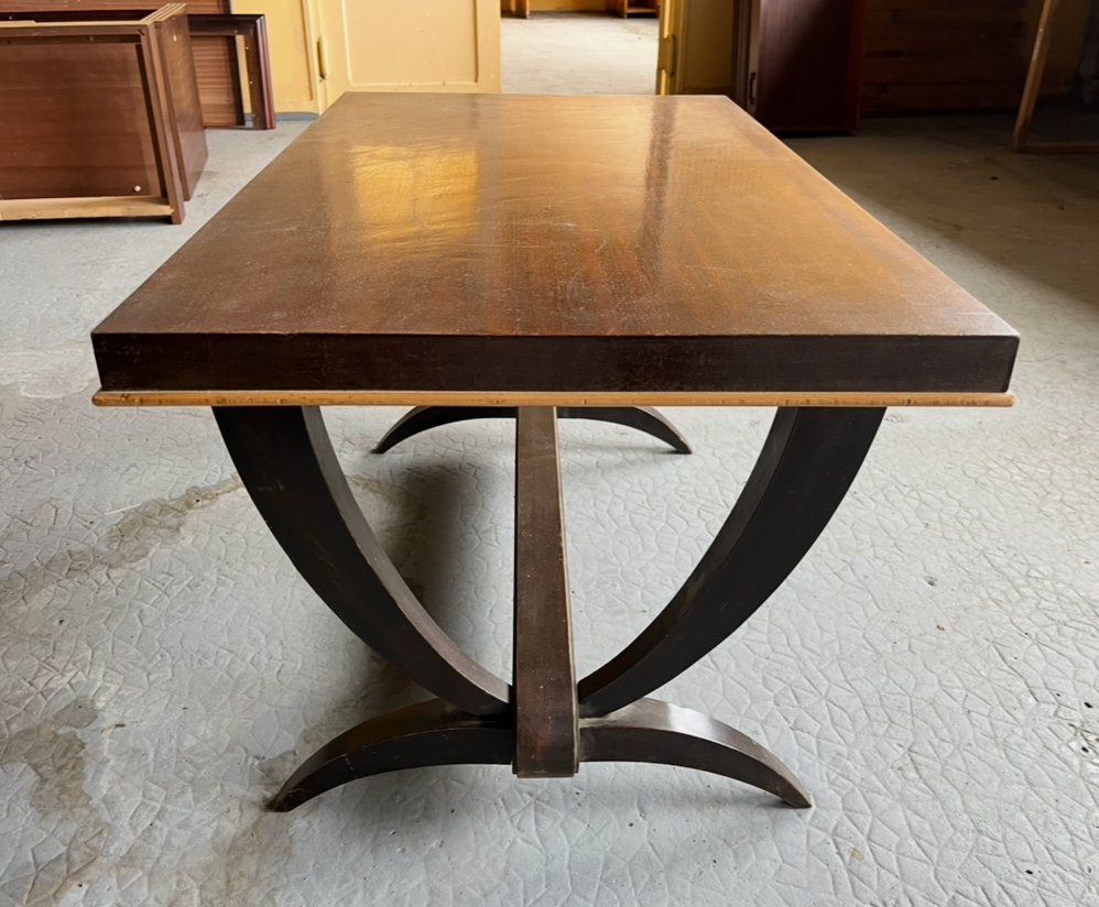 Art Deco Coffee Table In Rosewood And Lemon Tree. France, Mid-twentieth Century.-photo-4