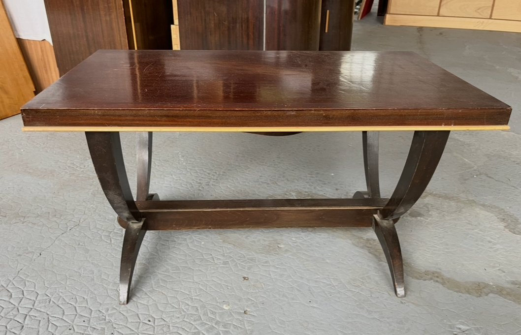 Art Deco Coffee Table In Rosewood And Lemon Tree. France, Mid-twentieth Century.-photo-2