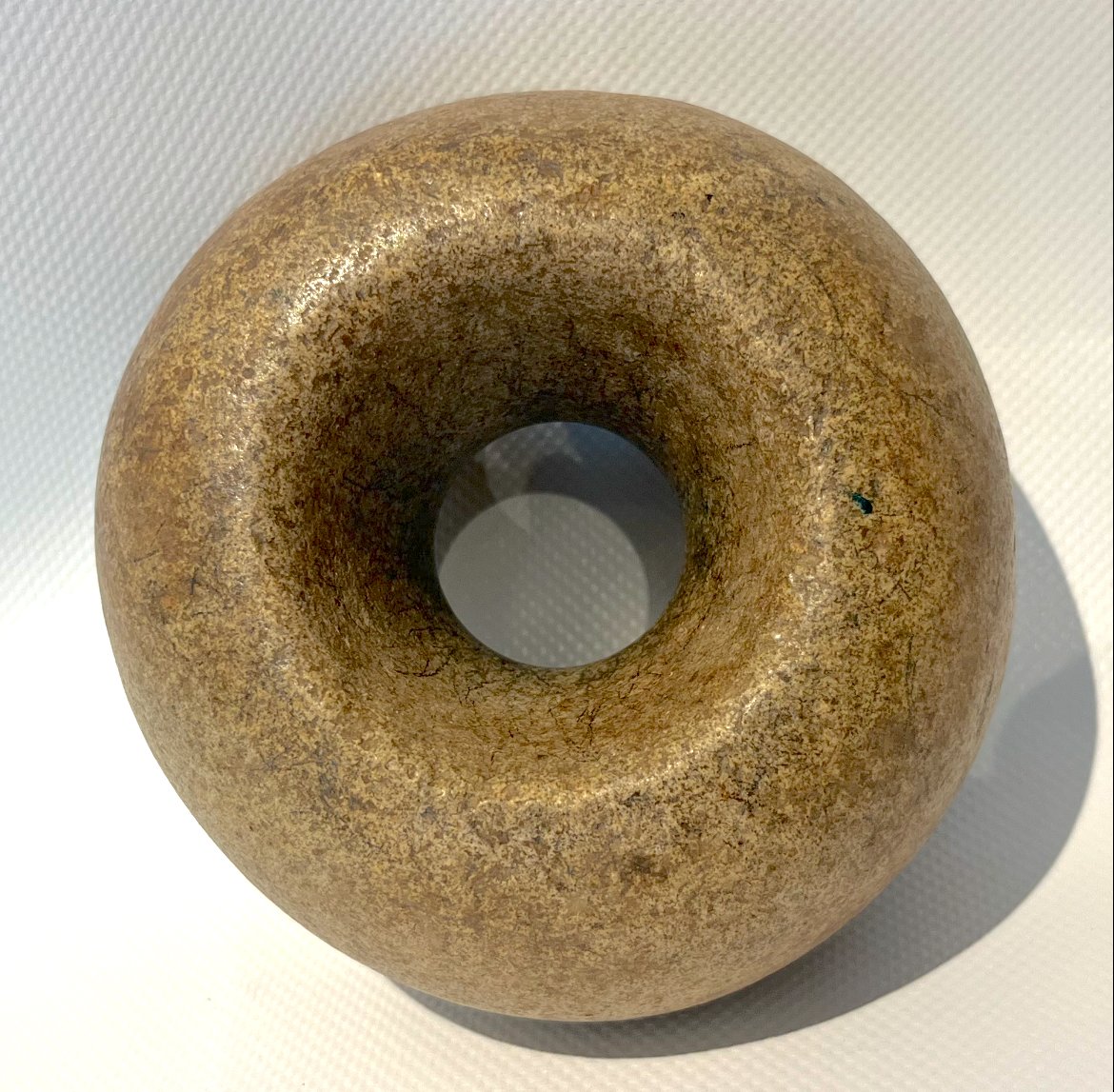 Pre-columbian Weapon Or Digging Tool In Granite. Inca, Peru 13th - 15th Century.-photo-2