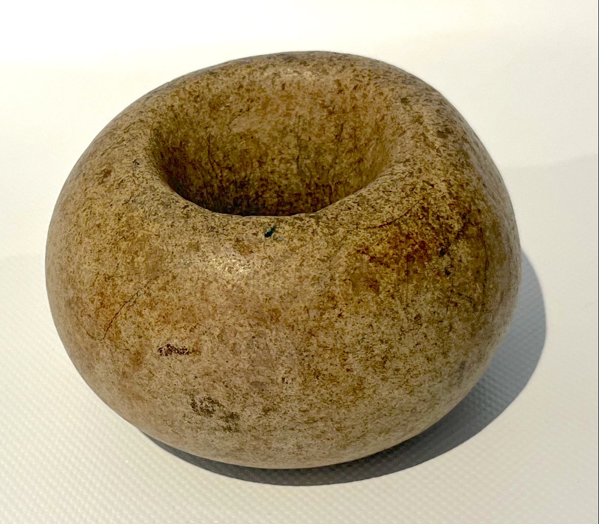 Pre-columbian Weapon Or Digging Tool In Granite. Inca, Peru 13th - 15th Century.-photo-3