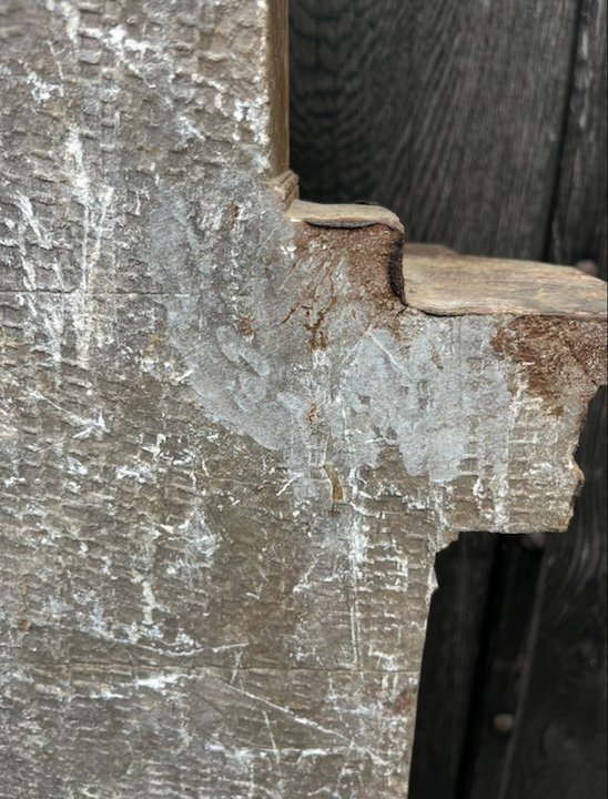 Niche en mabre en forme de temple classique. France ou Italie XVIe - XVIIe siècle. -photo-5