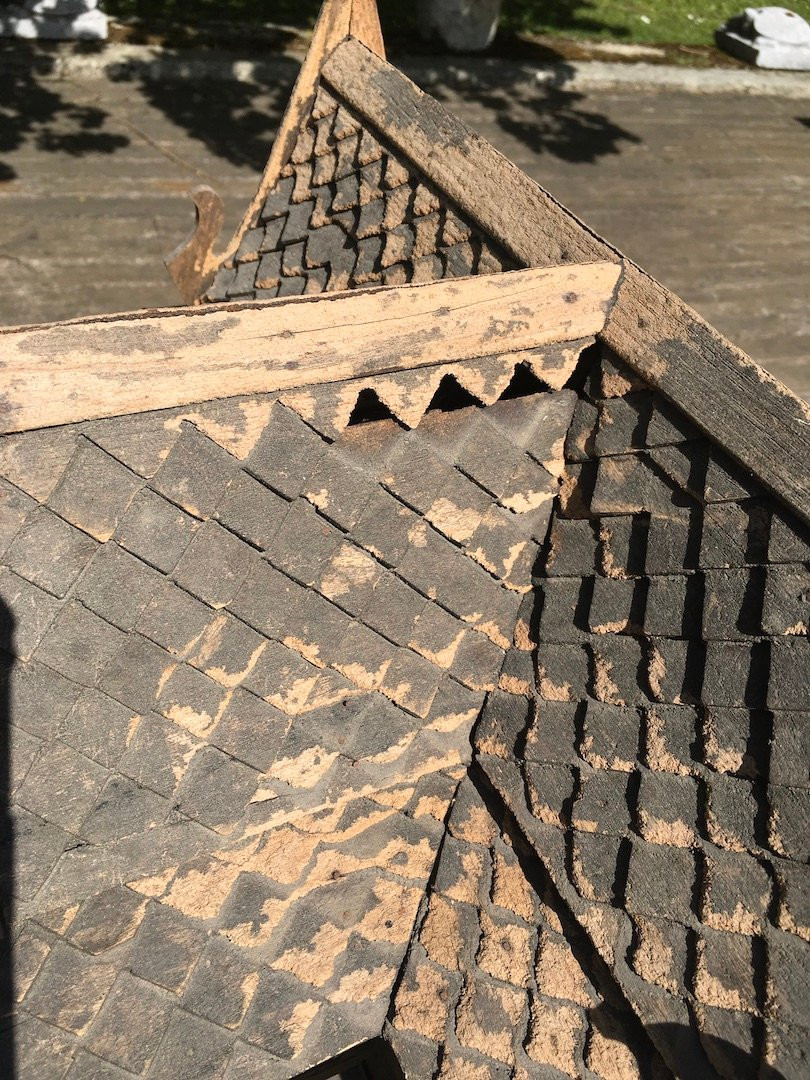 Wooden Spirit House From Animist And Hindu Rituals. Thailand, Early 20th Century.-photo-2
