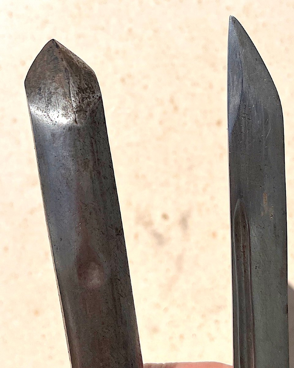 Dagger, Knife, Kampa Dagger. Iron, Bone, Wood, Horn And Leather. Tibet, Nepal, Late 19th Century.-photo-5