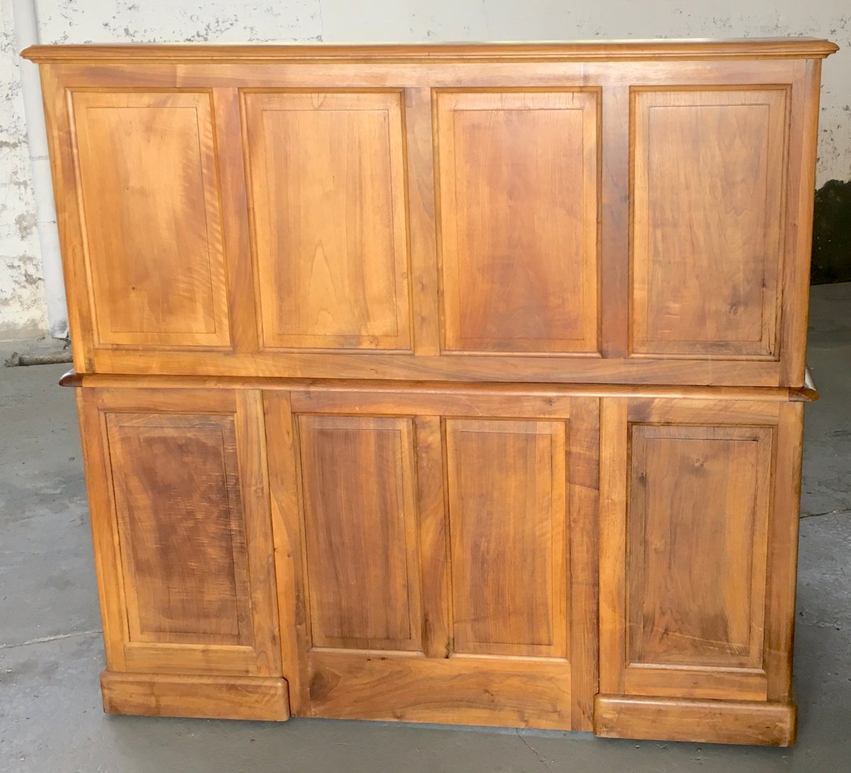 Important "american-style" Walnut Roll-top Desk. Pichon, Lyon, Early 20th Century -photo-2