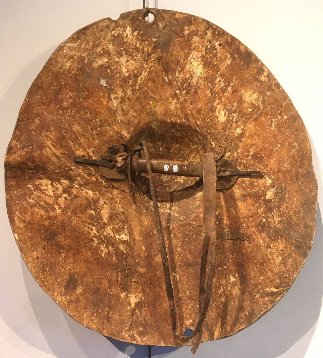 Large Bedja Skin Shield. Sudan Early 20th Century.-photo-2