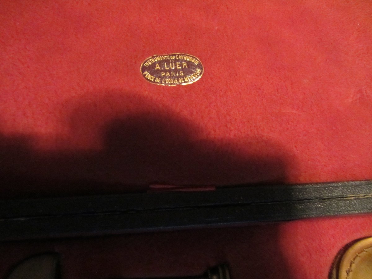 Antique Surgical Instrument Set Marked "a. Luer" In Paris, 19th Century-photo-3