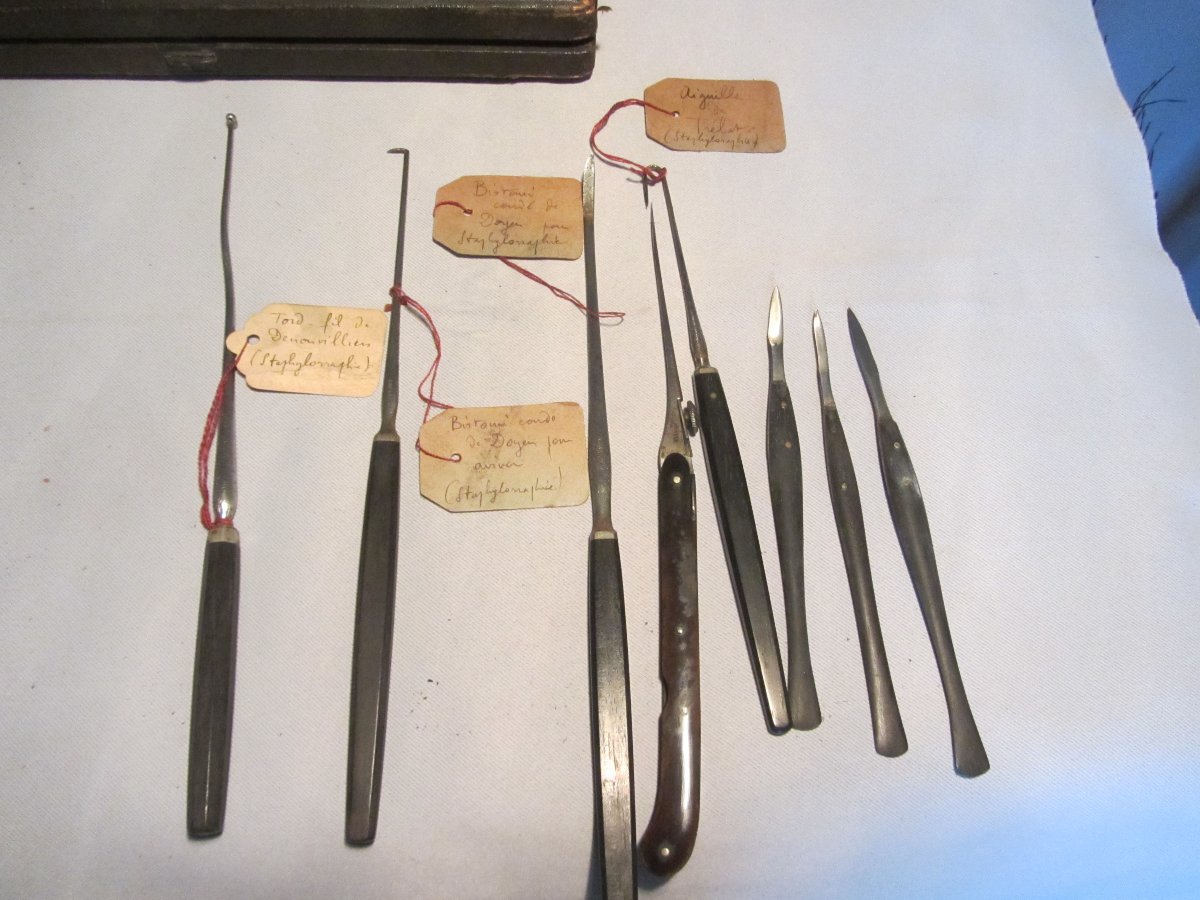 Antique 19th-century Surgical Instrument Case-photo-4