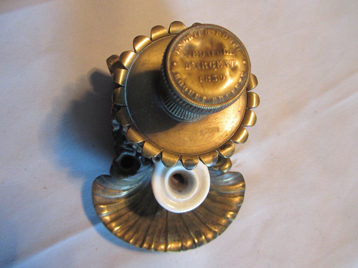Pumpsystems Boquet Patented Inkwell, 19th Century / 1839-photo-1