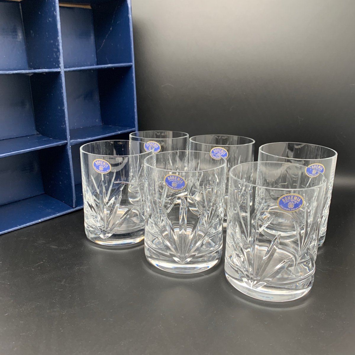 Verres à Whisky En Cristal de Bohème