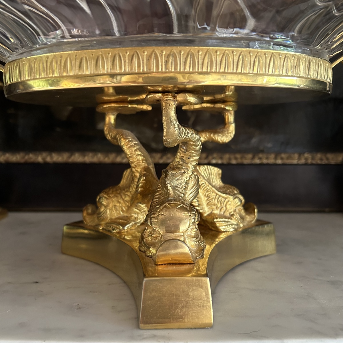 Crystal And Bronze Cup "benito"-photo-2