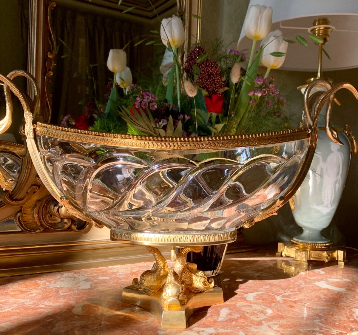 Crystal And Bronze Cup "benito"