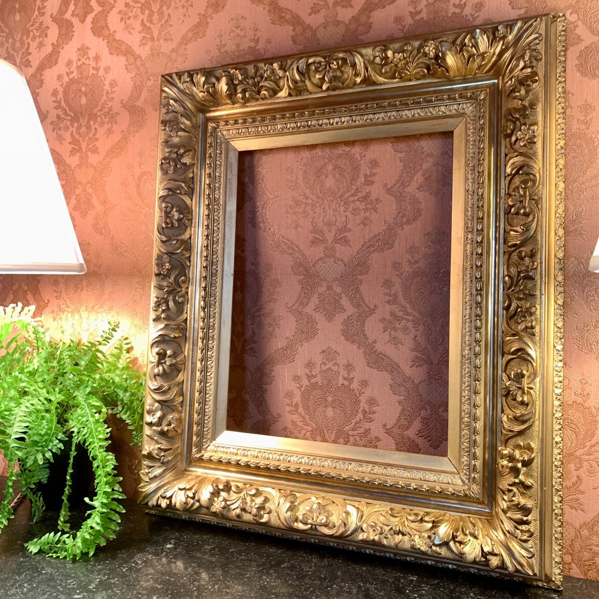 Regency Style Gilded Wood Frame 19th Century-photo-2
